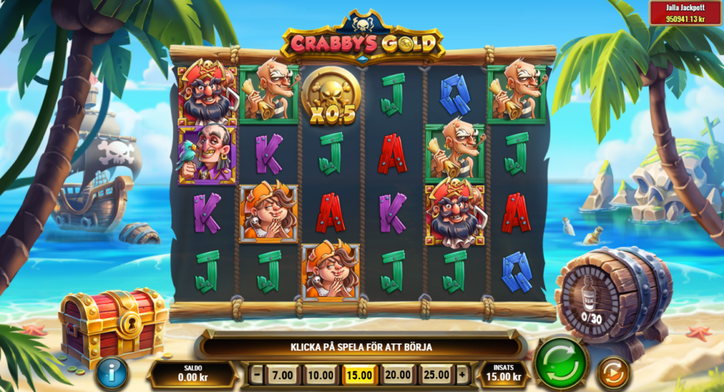 Jalla Jackpott - Crabbys Gold